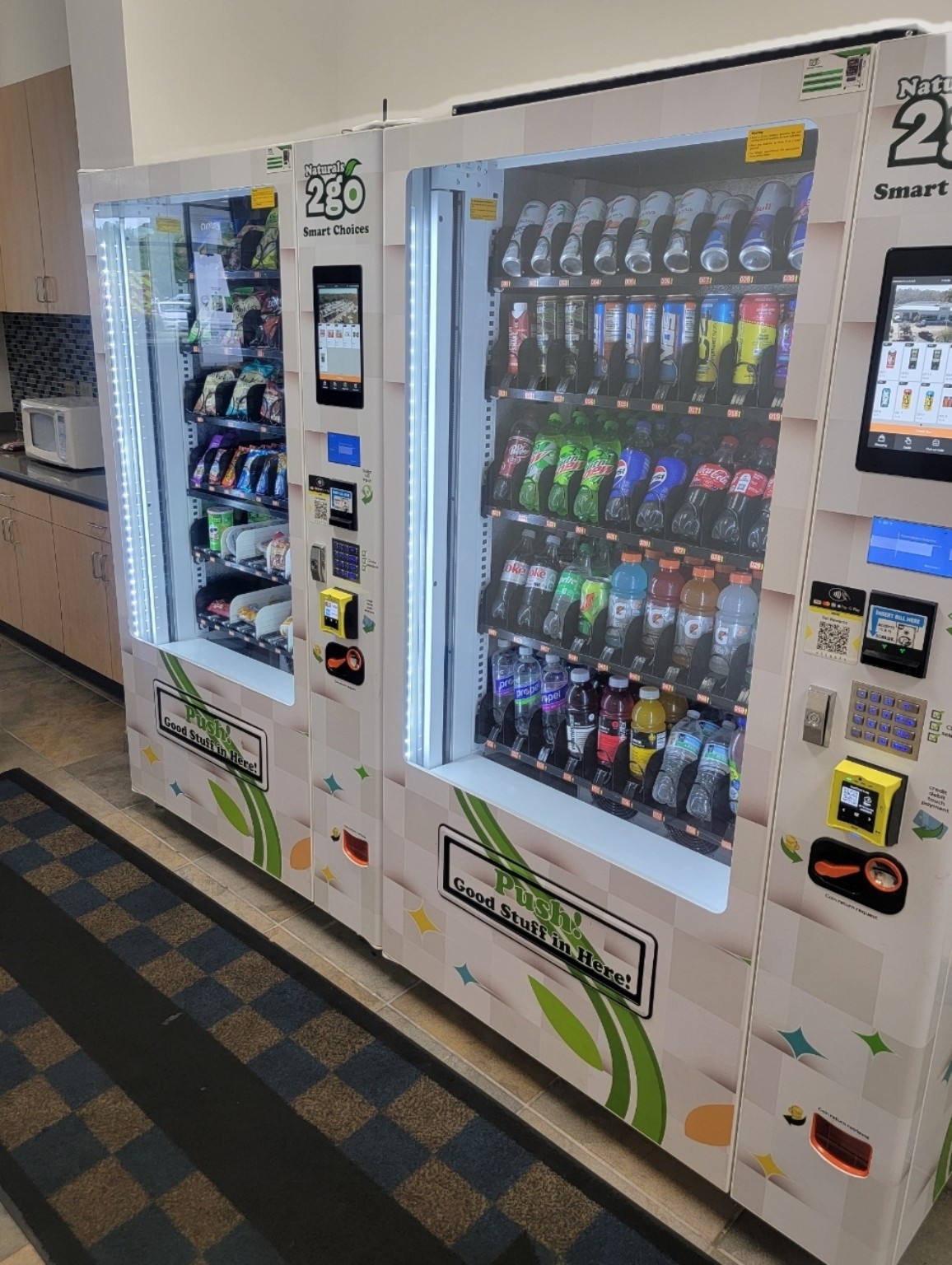 Genesis Vending snack and beverage machine installation